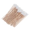 ROSENICE Pack of 100 Cotton Buds with Long Wooden Handles