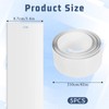 5 Pack 82.5" x 3.5" PVC Vertical Blind Replacement Slats,