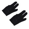 zalati Billiard Gloves 2pcs Three Finger Snooker Cue Hand Cover