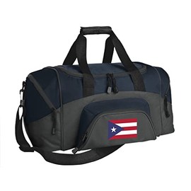 SMALL Puerto Rico Flag Gym Bag Deluxe Puerto Rico Travel Duffel Bag