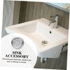 Operitacx 20pcs Bathroom Sink Overflow Rings Decorative Drain Covers Waterproof