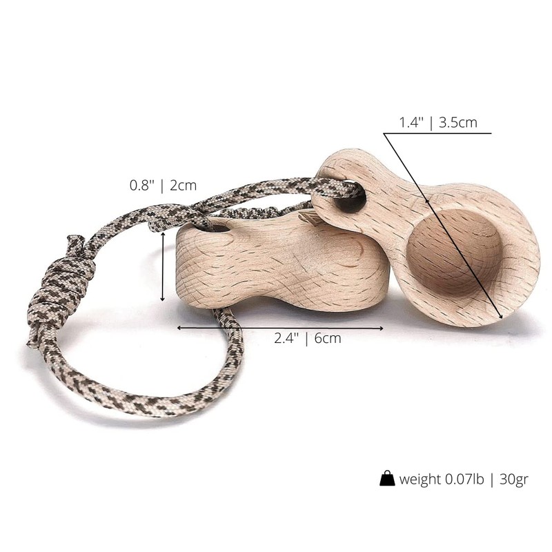 RUSTAM CLIMBING RainDrop Pair Pocket-sized Fingerboard for Rock Climbing -