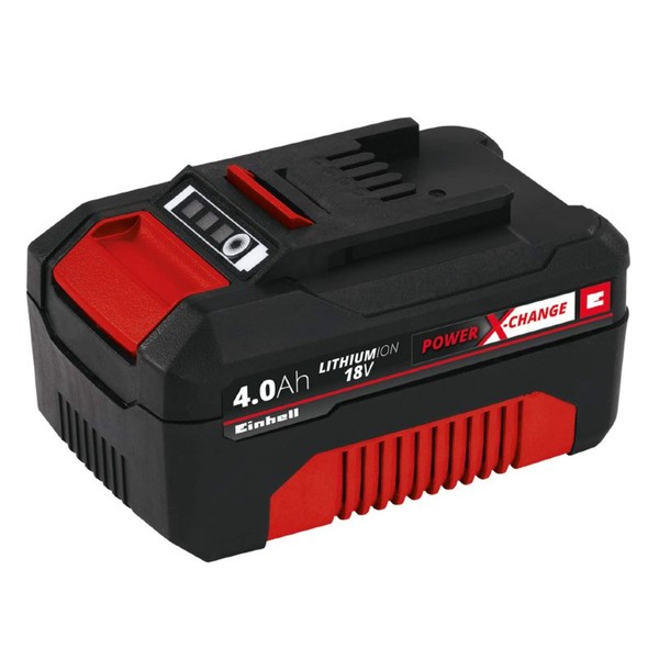 Einhell 4511481 18-Volt 4.0-Ah Lithium-Ion Power X-Change Battery, Amp, Red
