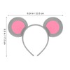 2 Pcs Cute Mouse Ears Headband for Kids and Adults
