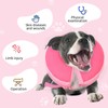 SAWMONG Inflatable Dog Cone Collar After Surgery,Soft Recovery Collar for
