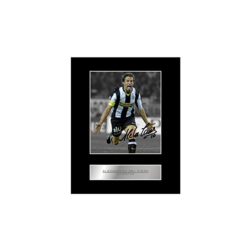 Alessandro Del Piero Signed Mounted Photo Display #1