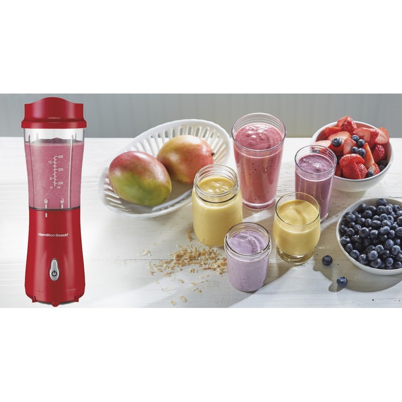 Hamilton Beach Portable Blender for Shakes and Smoothies, 14 Oz