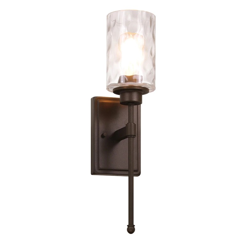 Wall Light 1 Light Wall Sconce With Glass Lampshade Classic