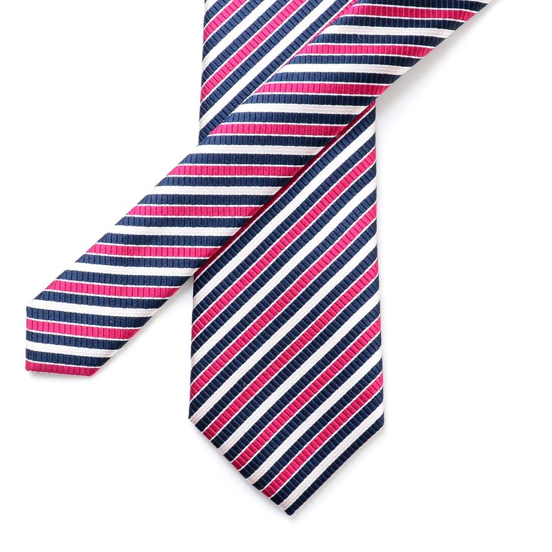 MICHI CORONDON Brand Necktie, Made in Japan, Silk, Jacquard Weave,