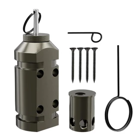 MTGSTOCL Upgraded Perimeter Trip Alarm 12 Gauge Camping Trip Wire Alarm Device with .22 Adapter, Early Warning Security System for Outdoor and Property Safety (1 Pack)