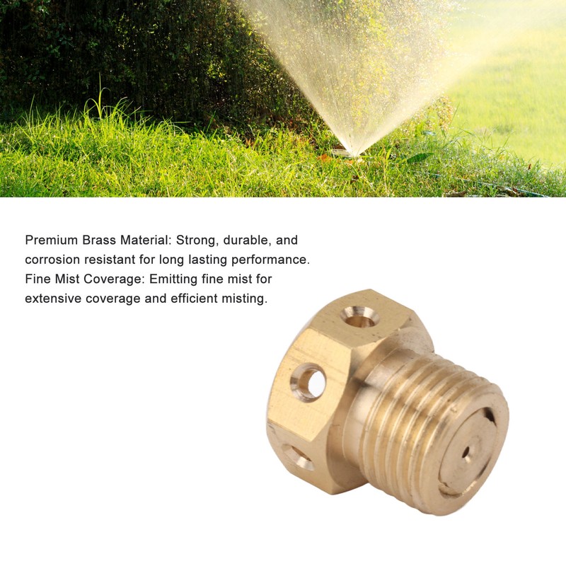 10PCS Misting Nozzle Brass Multiple Holes Anti Corrosion Fine Misting