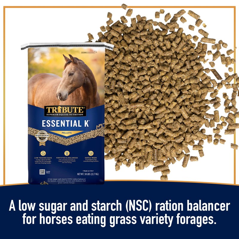 Kalmbach Feeds Tribute Essential K for Horse, 50 lb