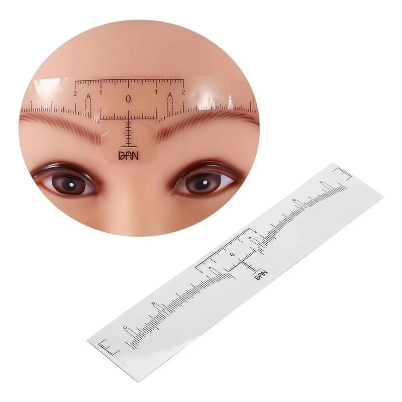 10 Regla Adhesiva Diseño Cejas