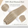 Easyouth Real Hair Micro Ring Extensions, Blonde Hihglight Micro Ring