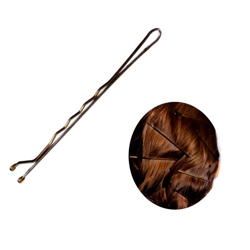 Mytoptrendz® Large Kirby Hair Grips Bobby Pins Hairpins Classic Waved