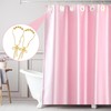 Maxdot 12 Sets Bow Knot Shower Curtain Hooks Decorative Stainless