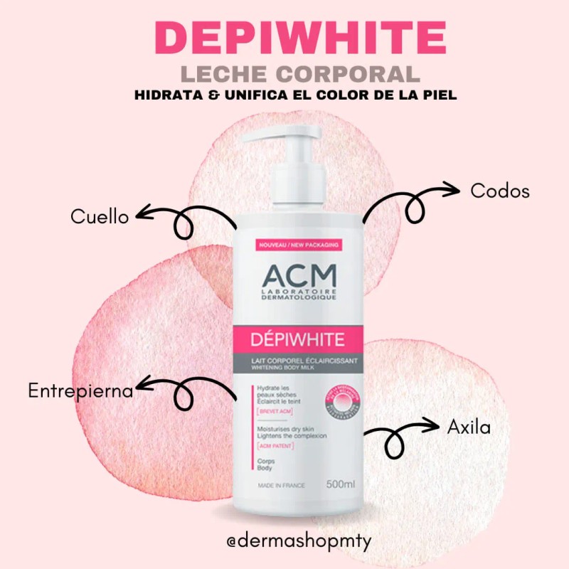 Crema Despigmentante Aclarante Depiwhite Acm Corporal 500ml
