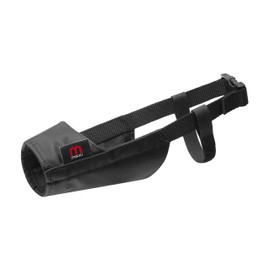 Mikki Dog and Puppy Soft Breathable Nylon Muzzle to Prevent Biting and Chewing,Black,Size 5XL