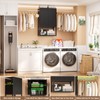 Homieasy Wall Cabinet with 2 Hanging Rods, 67'' Wide Laundry