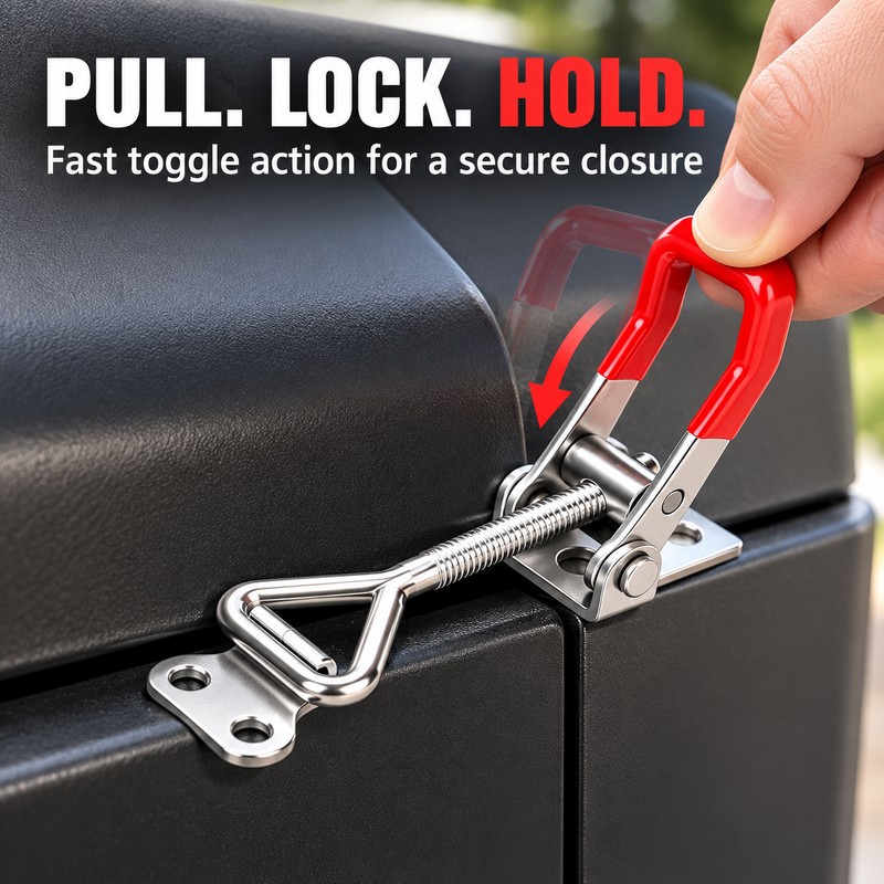 4 Pack Adjustable Toggle Latch Clamps, 360 lb Heavy Duty