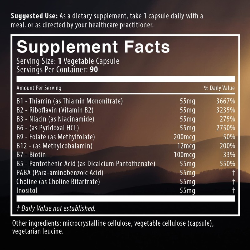 Natural Rhythm B-CALMplex, 2 Pack, Unique B Vitamin Blend, B