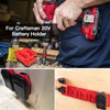 Battery Holder for Craftsman V20 20V Battery Wall Mount Battery