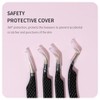 Lash Tweezers for Eyelash Extensions,Precision Fiber Tip for Volume Eyelash