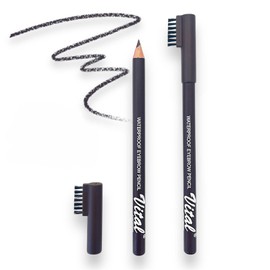 Natural Definer Eyebrow Pencil With Brush -2 in 1 Precise Brow, Waterproof, Long Lasting & Easy Applicato (Dark Brown Shade)
