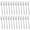 24x 19.5cm Economy Stainless Steel Dinner Forks - Silver Metal