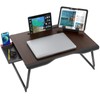 Laptop Desk for Bed, SAIJI XX-Large Foldable Bed Tray Table