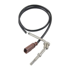 Bisenya 2 Pin Exhaust Gas Temperature Sensor Compatible with A3 TT 8P Golf V VI 03L906088AJ 03L906088N 1.6 2.0 TDI