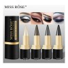 Delineador De Ojos En Gel Impermeable Miss Rose