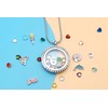 Birthday Gifts, Birthstones Necklace Living Memory Floating Charms Locket Diy
