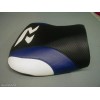 CUSTOM SEAT COVER BLACK/BLUE/WHI