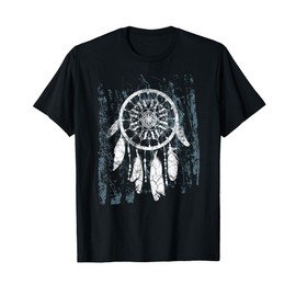 Dream Catcher Feathers Tribal Native American Boho Tapestry T-Shirt
