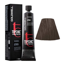 Goldwell Topchic hair dye, 1 tube (1 x 60 ml). 6NA Dark-Natural Ash Blonde
