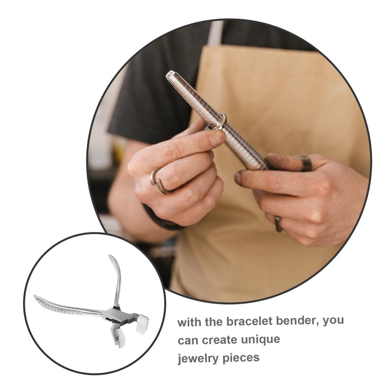 Operitacx Simple Metal Bracelet Bending Plier Bracelet Making Accessory Jewelry