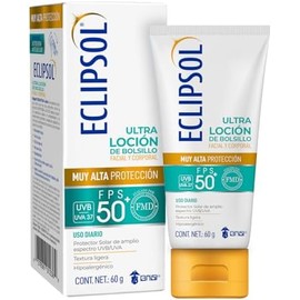 Eclipsol - Ultra Loción FPS 50 de Bolsillo, Protector Solar Facial, 60 g