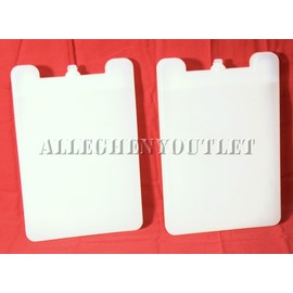 Unbranded 2 REUSABLE ICE PACKS Freezer Bag Ice Blocks Lunch Box Cooler REFREEZABLE NEW