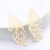 Yienate Large Butterfly Dangle Earrings Gold Hollow Butterfly Wings Drop