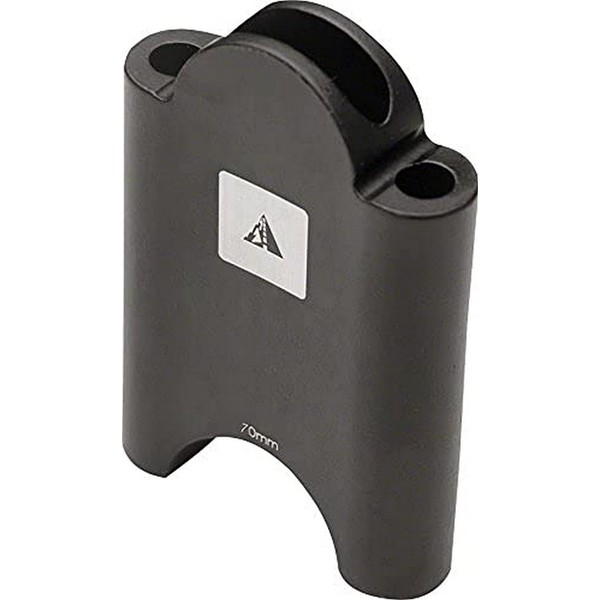 Profile Designs Aerobar Bracket Riser Kit Black, Black, 70mm