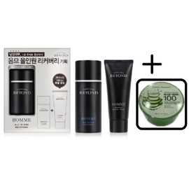 Beyond Homme All-in-One Recovery Special Set (main product 100ml + foam 100ml) + aloe soothing gel 300ml / 비욘드 옴므 올인원 리커버리 기획세트(본품100ml+폼100ml)+알로에수딩젤300ml