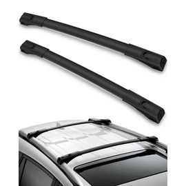 cciyu Cargo Racks for Toyota for RAV4 2013-2018 Rooftop Luggage Canoe Kayak Carrier Rack Black Roof Rack Cross Bar - Fits Side Rails Models ONLY