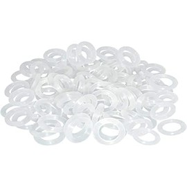 LALOCAPEYO 150Pcs Rubber O-Ring Switch Dampeners Keycap White for Cherry MX Key Switch Keyboards Dampers