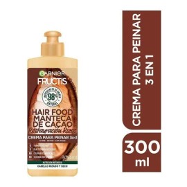 Fructis Hair Food Cacao Crema Para Peinar 300 Ml