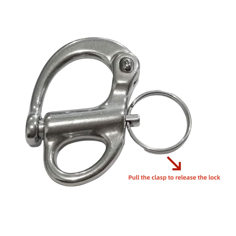 Generic Marine Grade 316 Stainless Steel Fixed Shackle Hand Pull