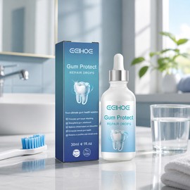 Oral Care Drops for Fresh Breath – Gentle Mouth Rinse Concentrate for Daily Gum & Teeth Hygiene
