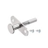 sourcing map Plunger Latches Spring-Loaded Stainless Steel 6mm Dia Head