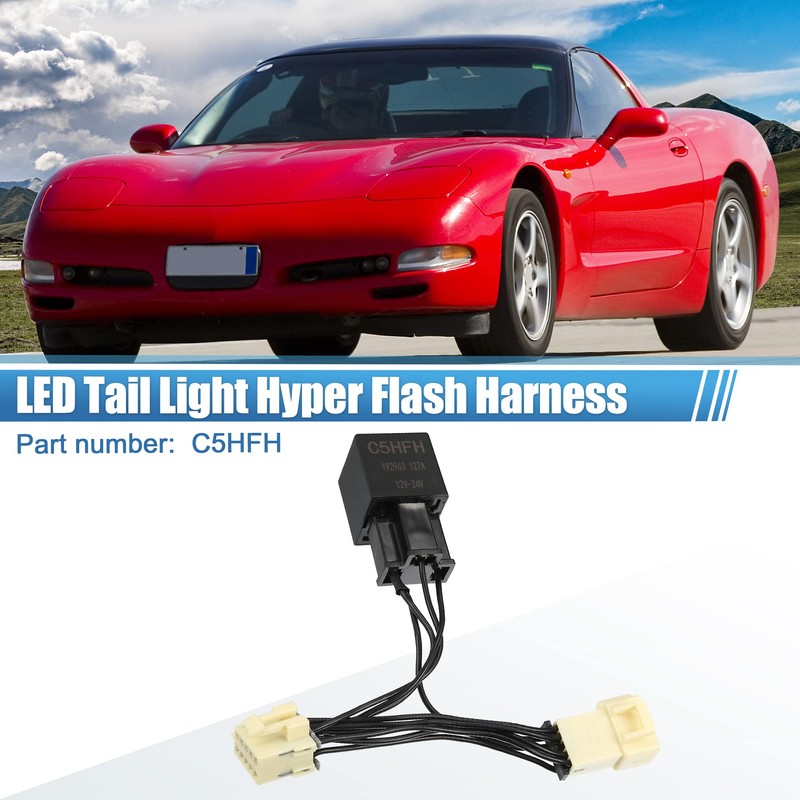 X AUTOHAUX LED Bypass Flash Harness C5HFH for Corvette Envy