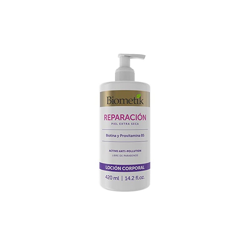 Biometik, Loción Corporal para Rostro y Cuerpo, Ideal para Piel